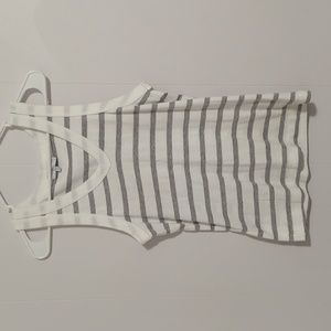 Michael Stars Women's Tank in White/Heather Grey